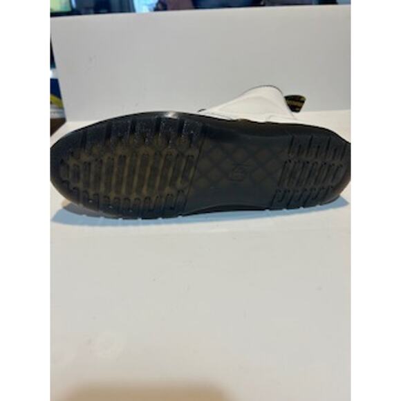 Doc Martens Zavala Platform Combat Lace Up Patent Leather Boots White Size 8 NWT - Picture 6 of 9